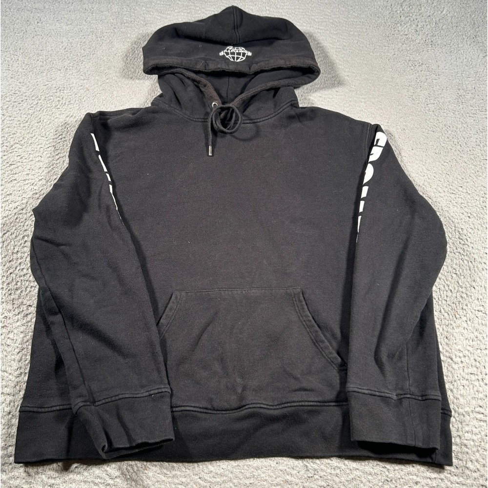 From Future Hoodie Sweater‎ Women Large Black Pullover Cotton Long Sleeve Logo